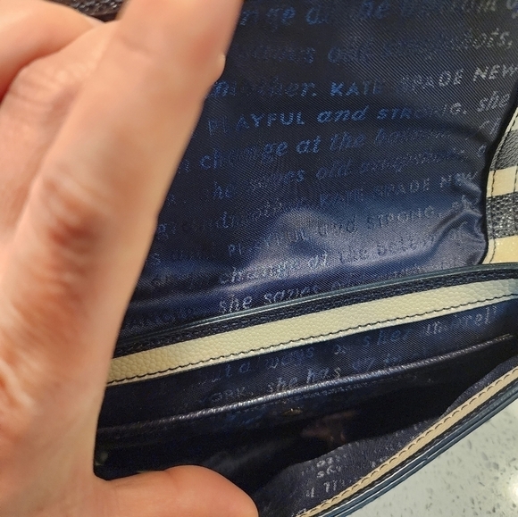 Nwt! Kate Spade Cedar Street Stripe Aster small crossbody shoulder bag - Picture 11 of 13